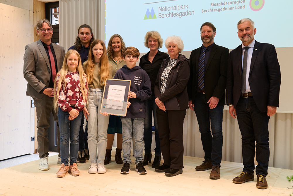 Übergabe Nationalpark- und Biosphärenschulen