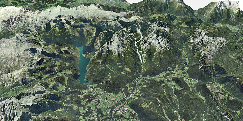 Nationalpark Berchtesgaden 3D-Karte