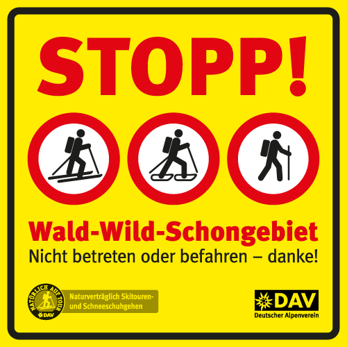 STOPP! Wald-Wild-Schongebiet