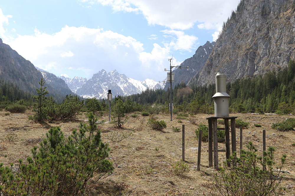 Climate station in the Wimbach valley