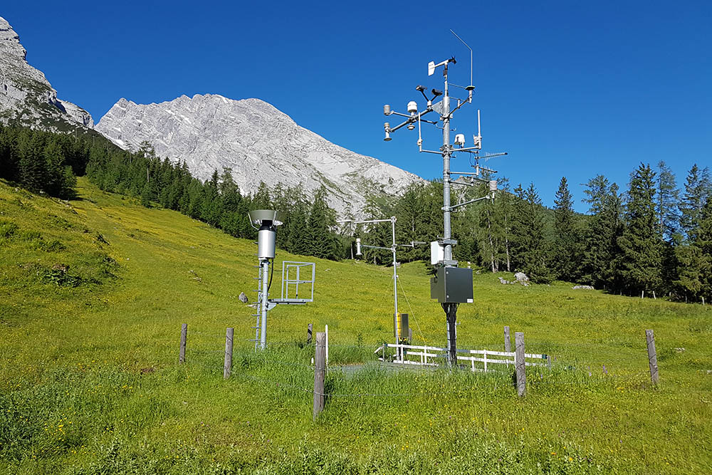 Automatic climate station on Kühroint