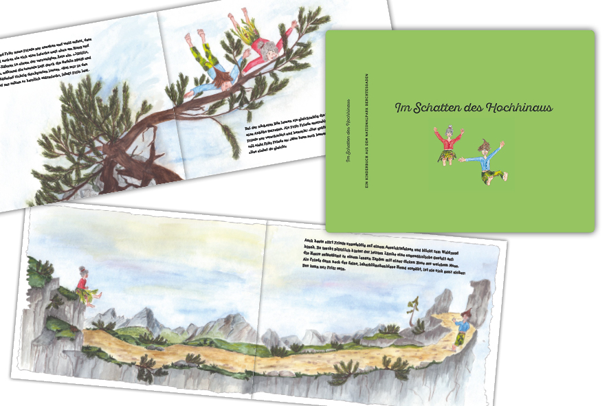Pressebild: Collage Nationalpark-Kinderbuch