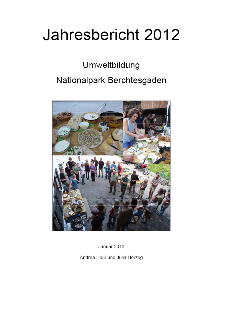 Jahresbericht Umweltbildung 2012